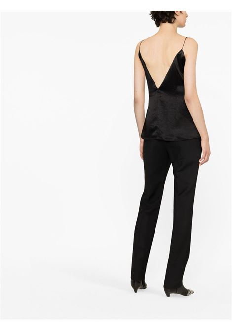 Black V-back vest top - women JIL SANDER | J03NC0114J75051001